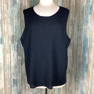 Eileen Fisher tank top black size 2X